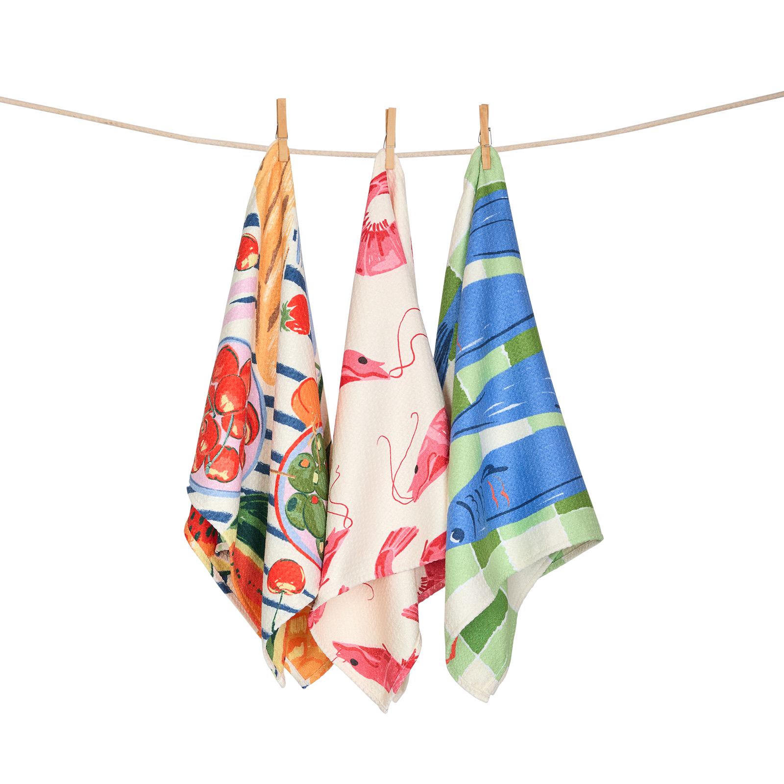 TEA TOWEL Shrimply the Best 