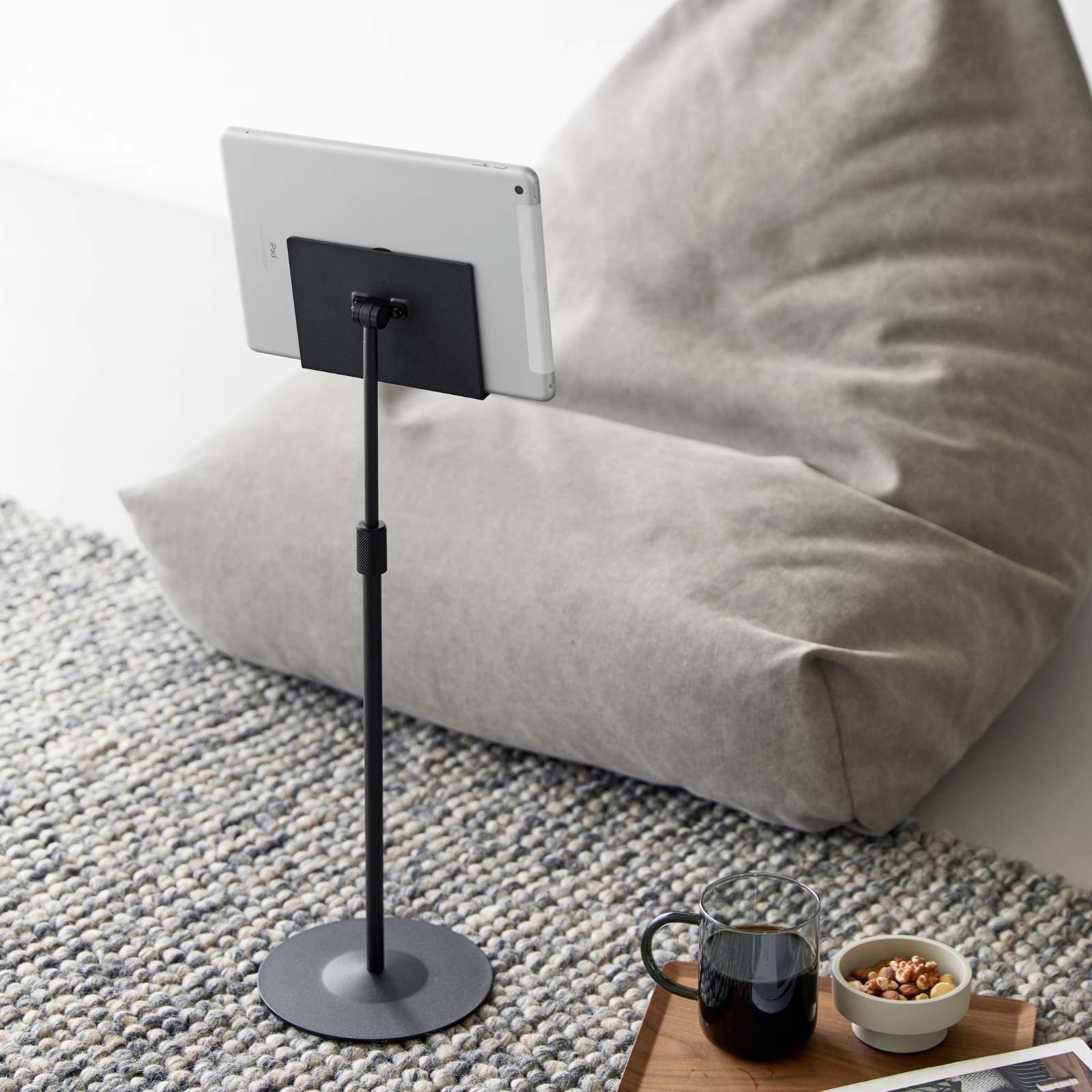 Höhenverstellbarer Tablet-Ständer SMART schwarz 