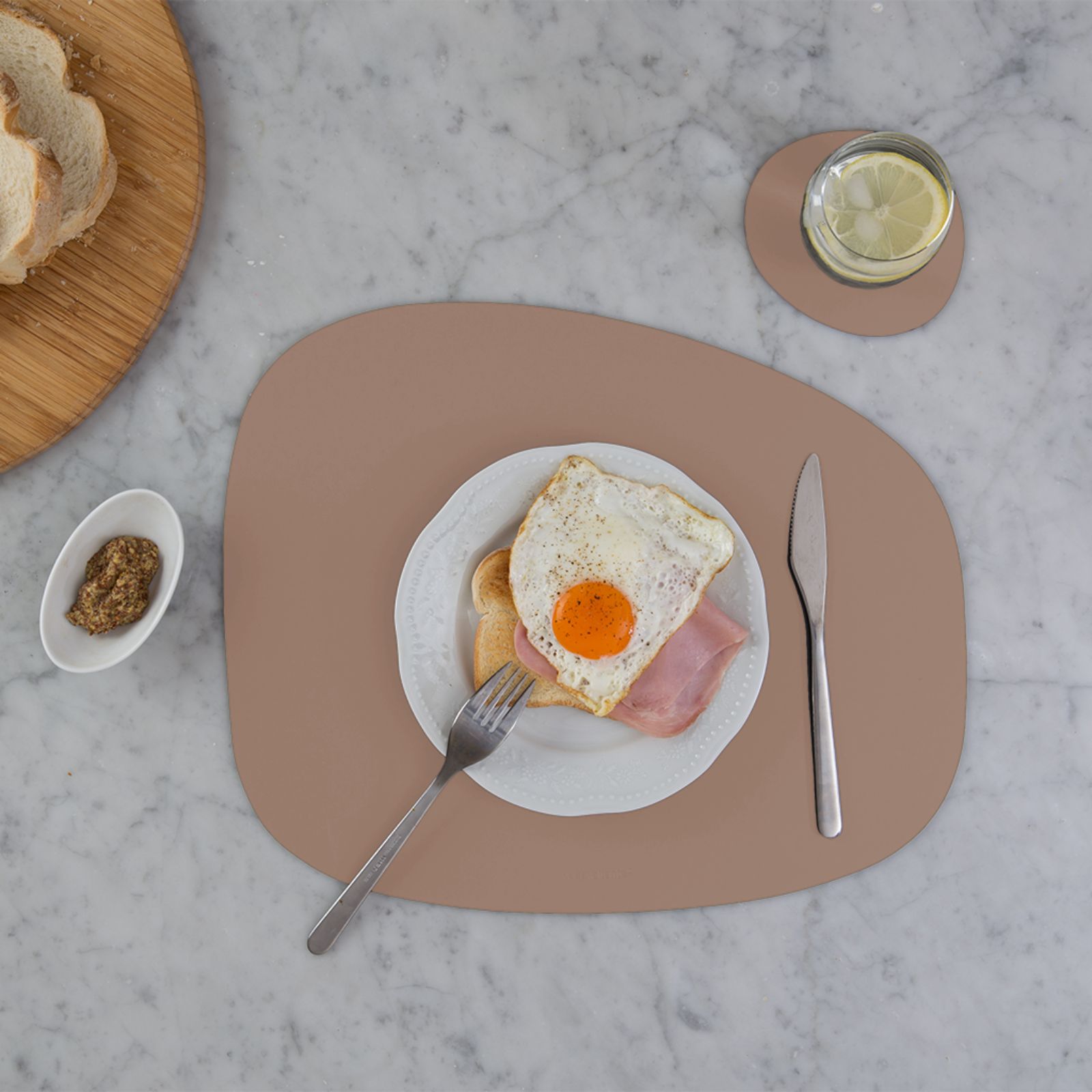 Ruca Stone Placemat Ash 