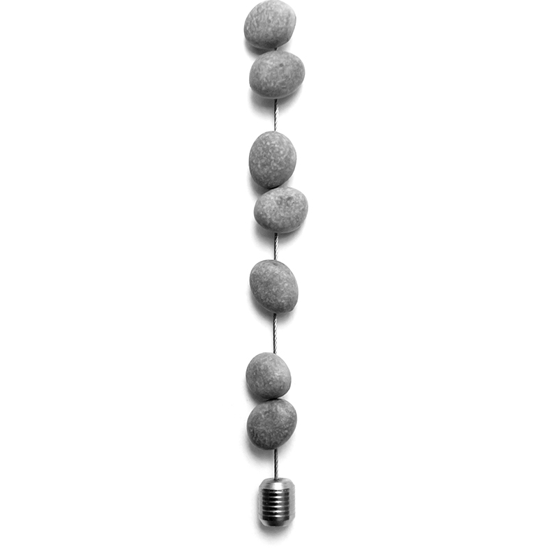 Fotoleine STONE 8 Magnete / 150 cm 