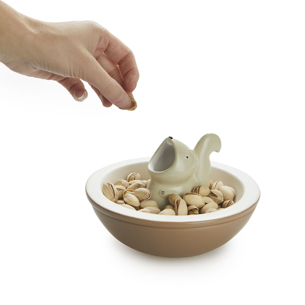 Snack-Schale HUNGRY SQUIRREL braun 