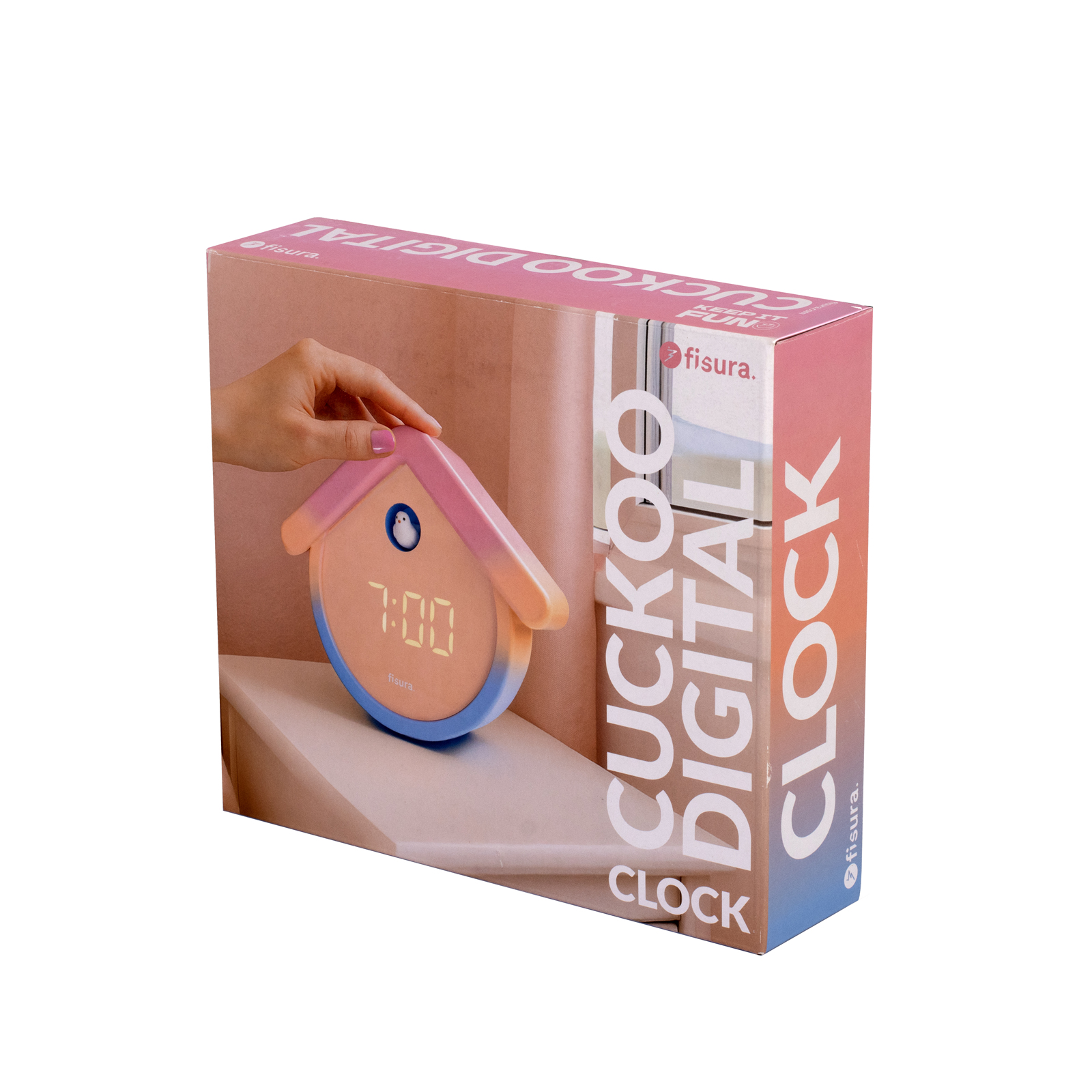 CUCKOO DIGITAL CLOCK gradient 