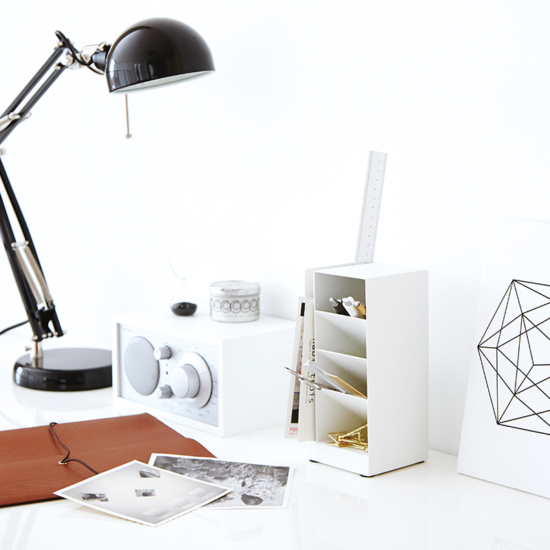 Schreibstifthalter TOWER PEN STAND weiss