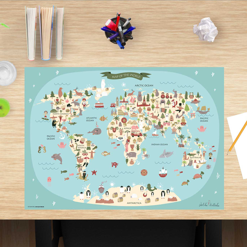 Schreibunterlage WORLD MAP 