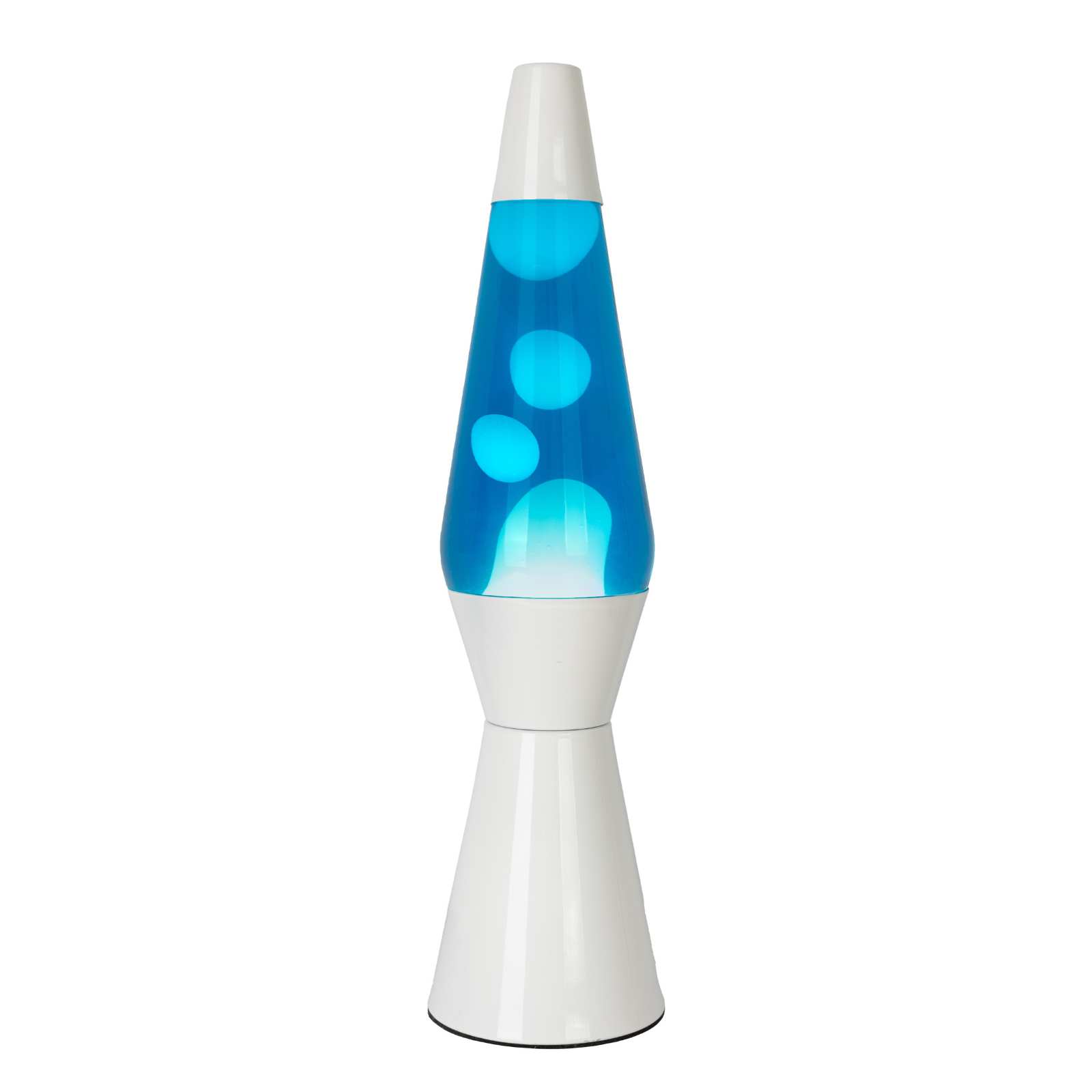 Lava Lamp BULLET blue/white 