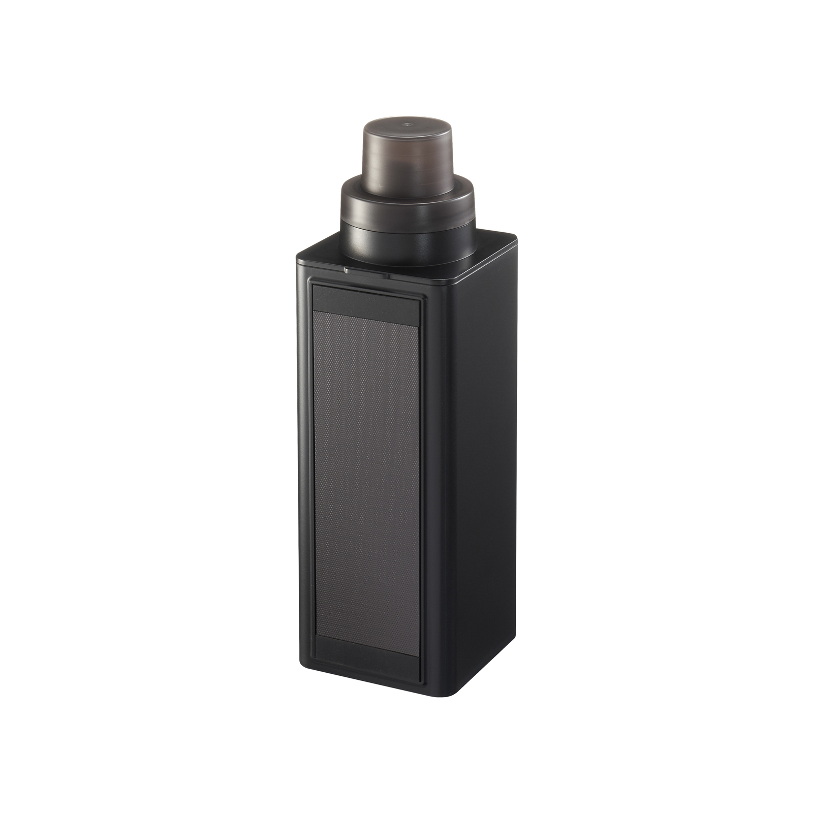Magnetische Flasche TOWER schwarz für Waschmittel und Seife