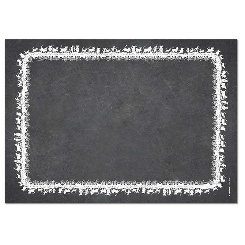 Papiertischset SWISS TRADITION 6 2 Sujets à 25 Blatt