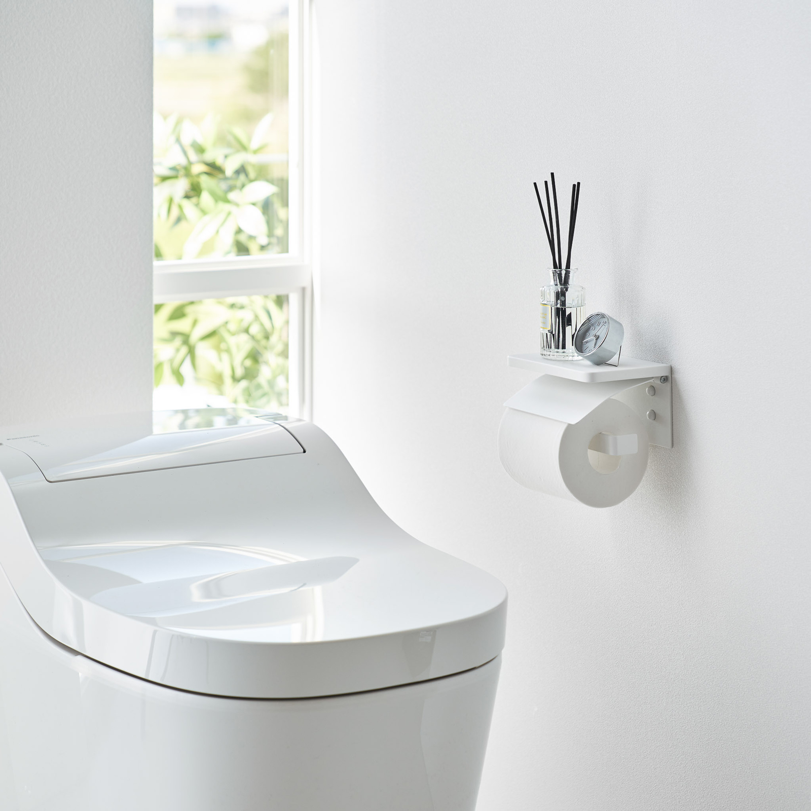 Wand-Toilettenpapierhalter TOWER weiss 