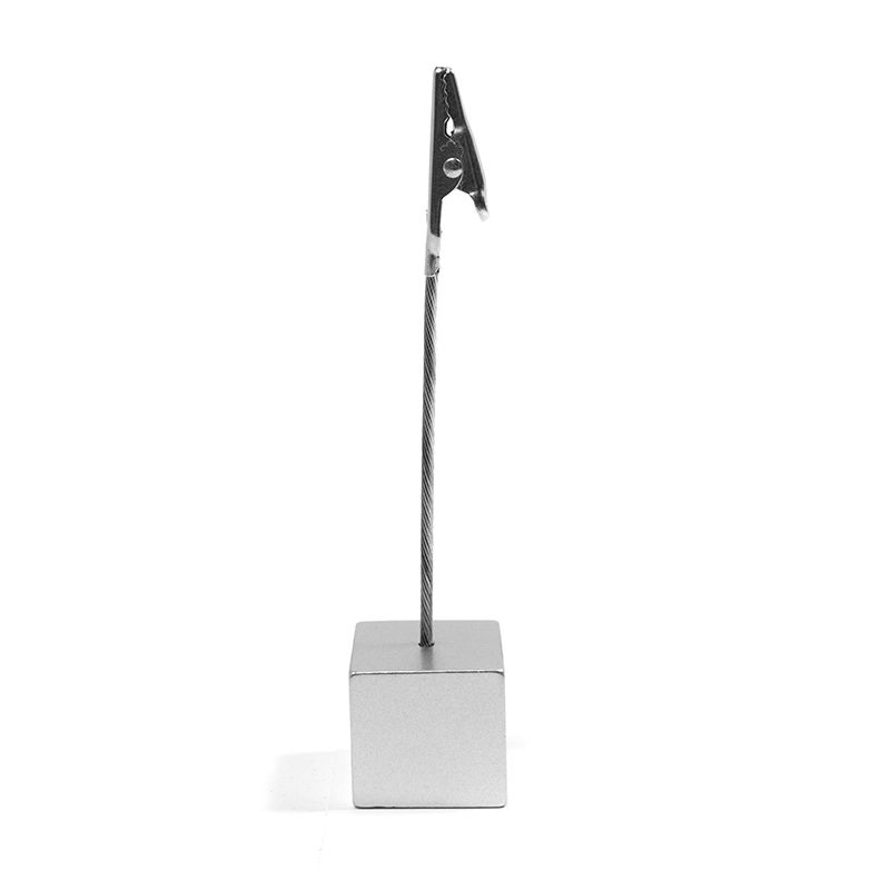 Würfelclip CUBE silbern 