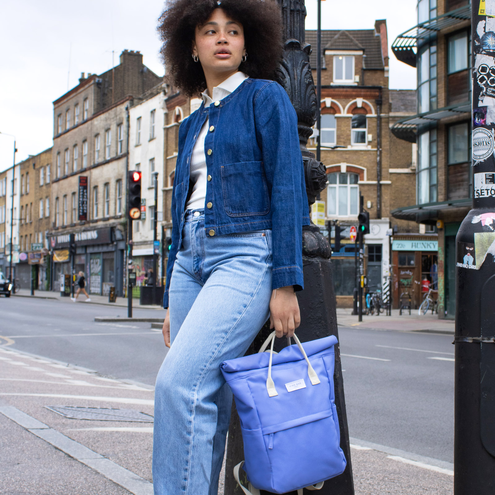 Medium Backpack 14L Dusty Blue 