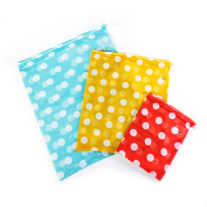 Fruit & veggie bags DOTS 3er Set 