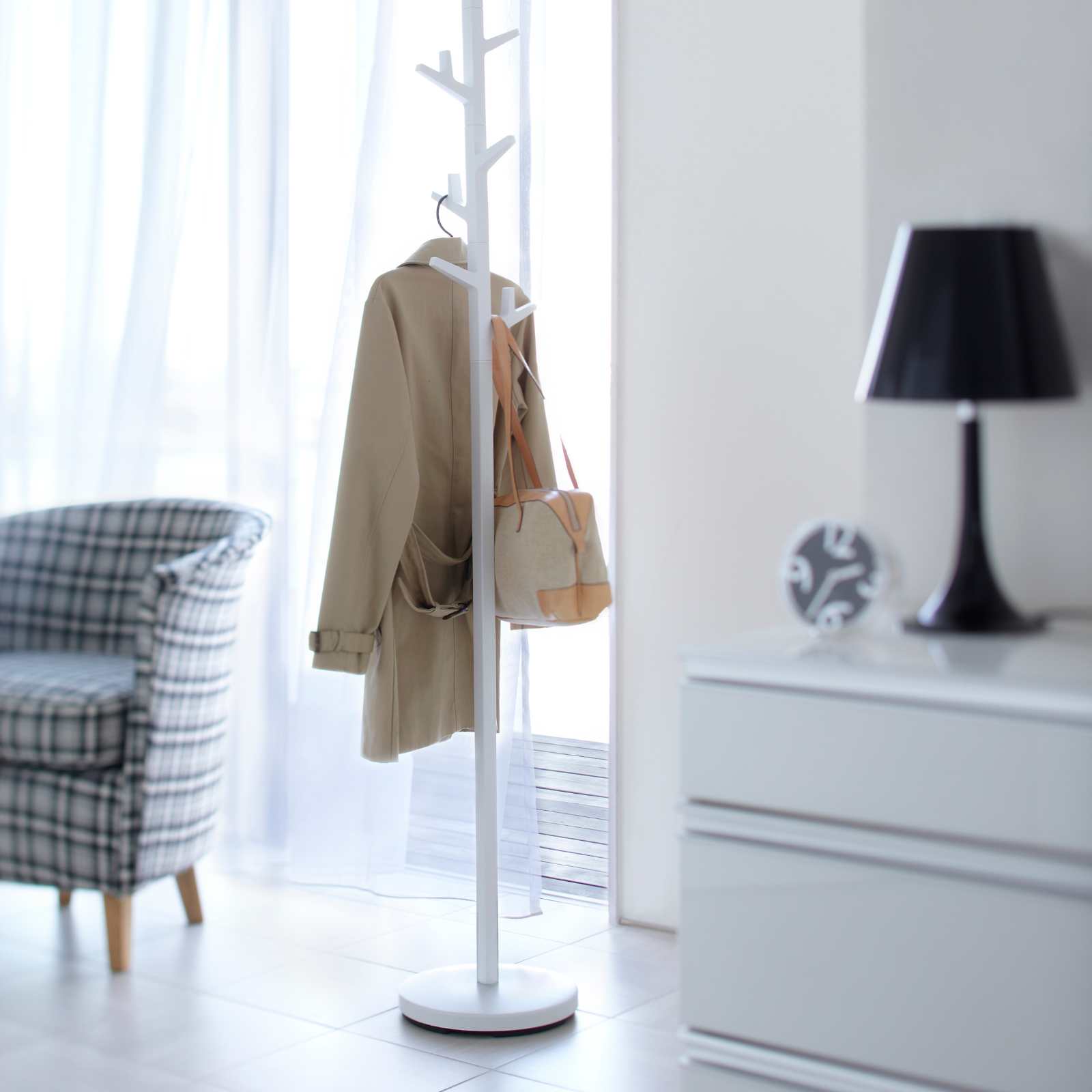Garderobe BRANCH weiss 