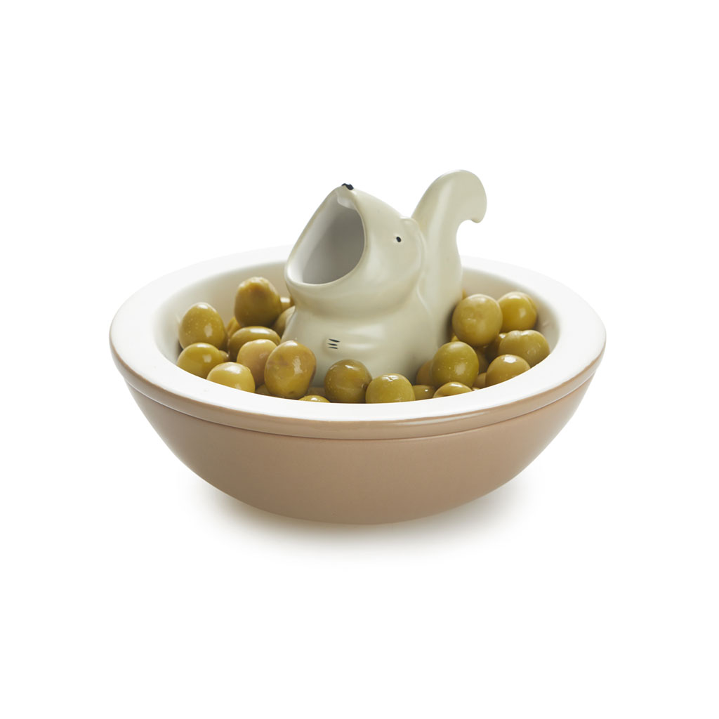 Snack-Schale HUNGRY SQUIRREL braun 