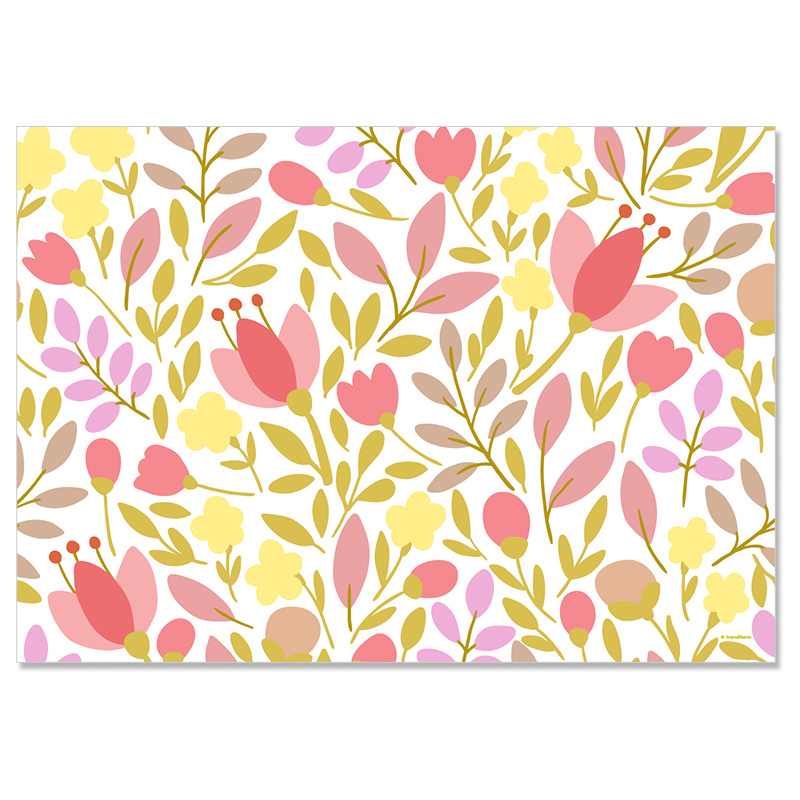 Papiertischset SPRING 4 Sujets à 12 Blatt