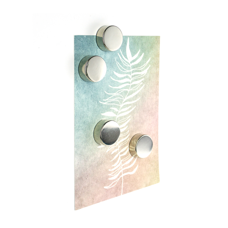 Magnete SILVER 4er Set silber 