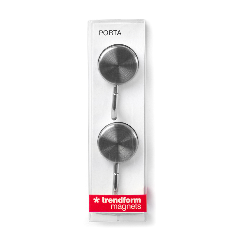 Magnethaken PORTA 2er Set Stahl 