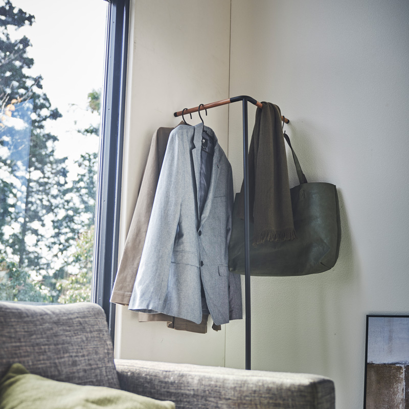 Garderobe CORNER TOWER schwarz 