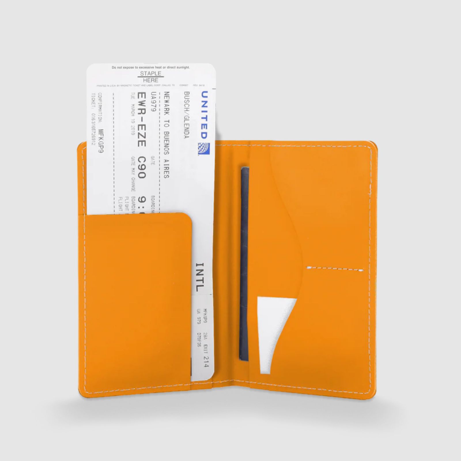 Urban Plus Passport Holder Orange 