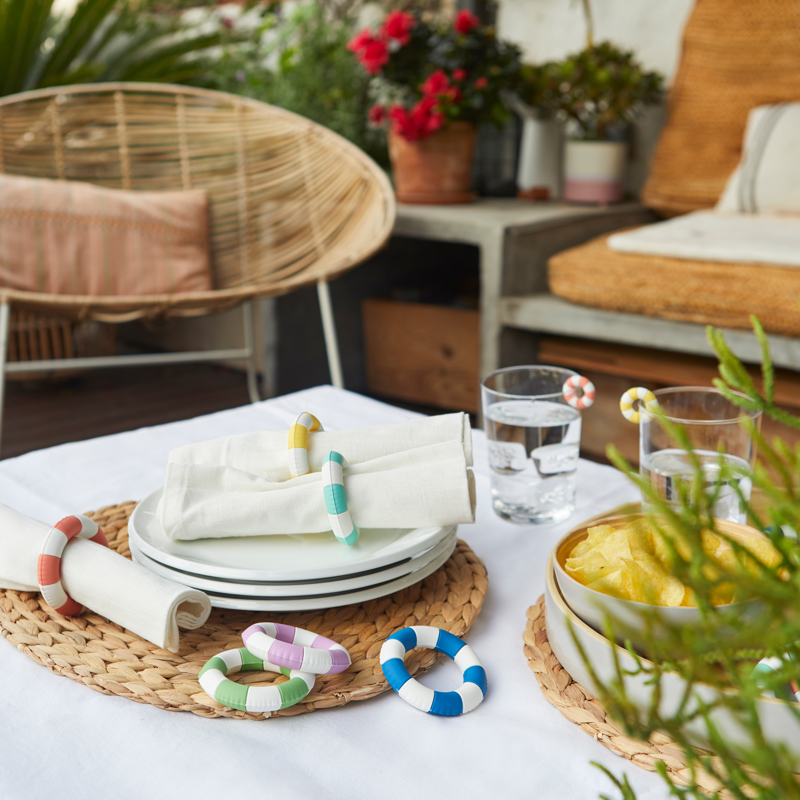 Serviettenring FLOATS 6er Set 