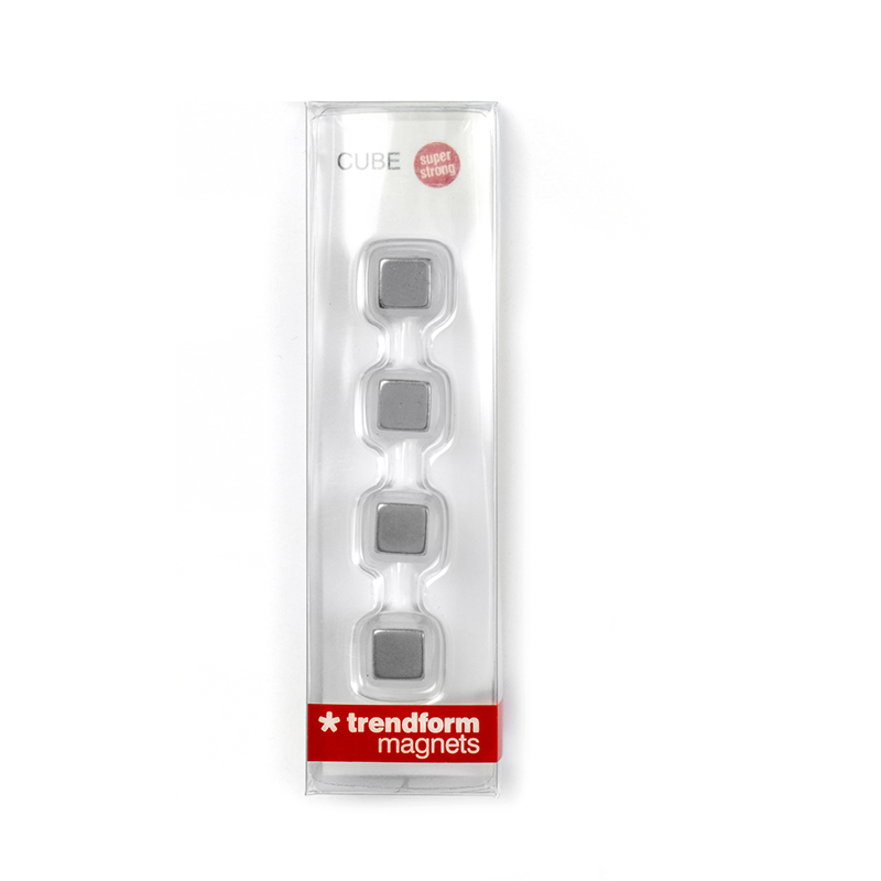 Magic Magnets CUBE 4er Set silber 