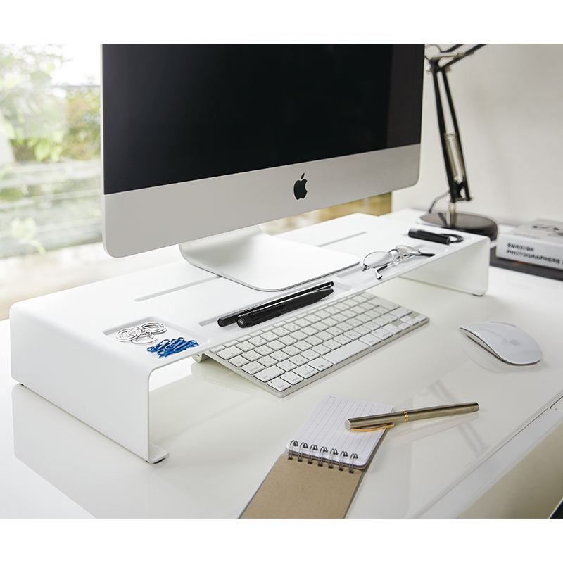 Monitor-Ablage TOWER weiss 