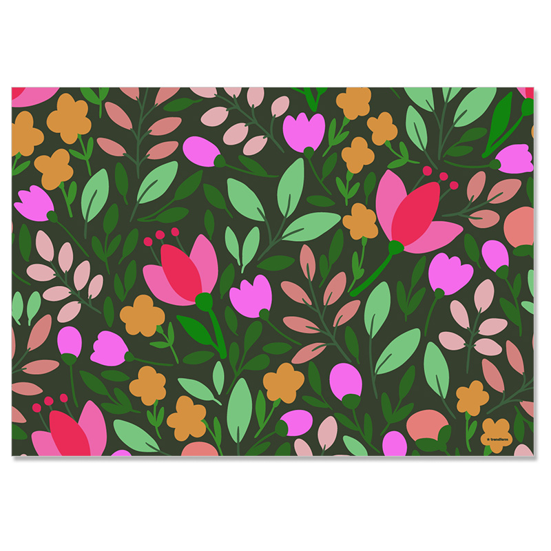 Papiertischset SPRING 4 Sujets à 12 Blatt