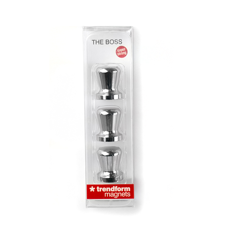 Superstrong Magnets THE BOSS 3er Set  silber