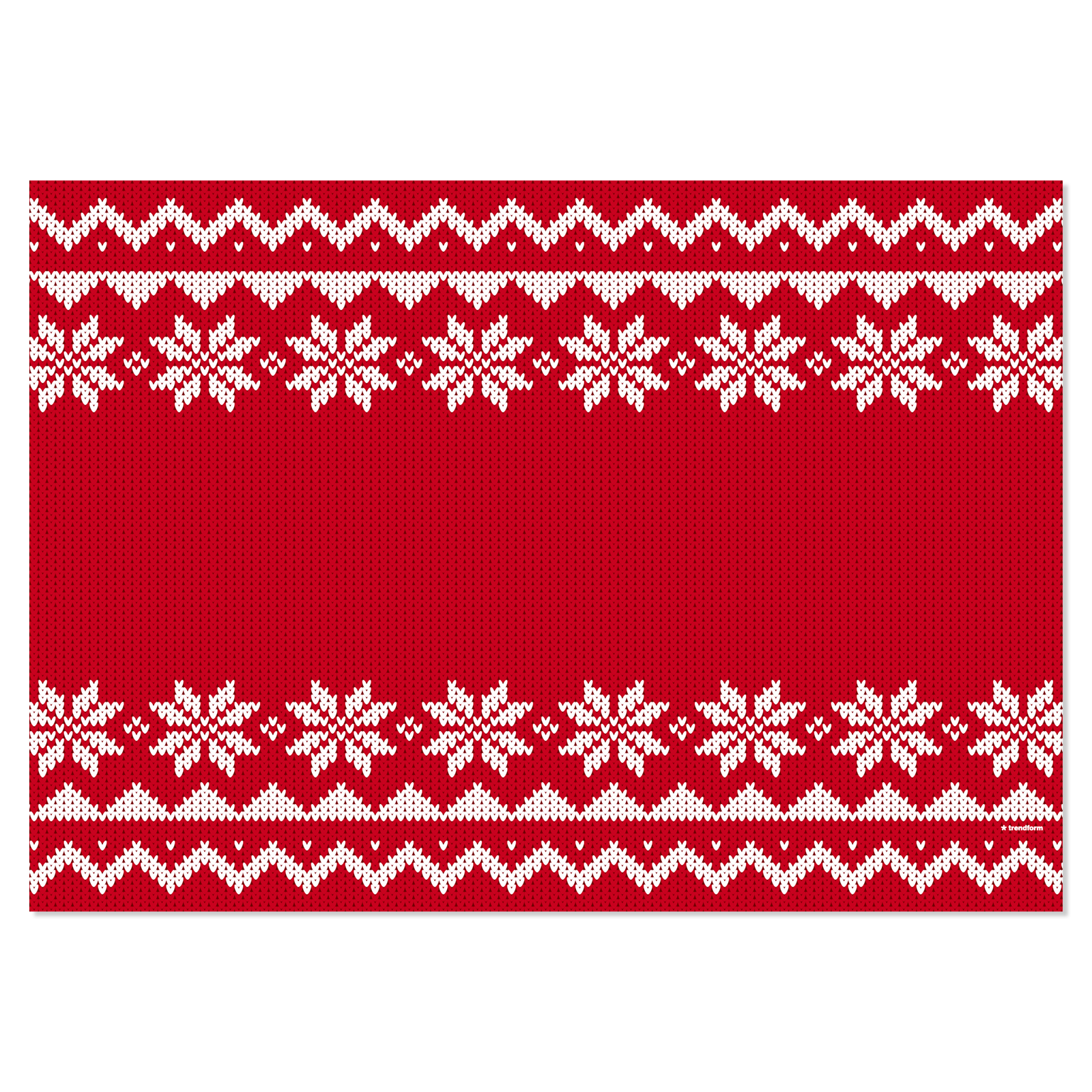 Papiertischset NORDIC CHRISTMAS 4 Sujets à 12 Blatt