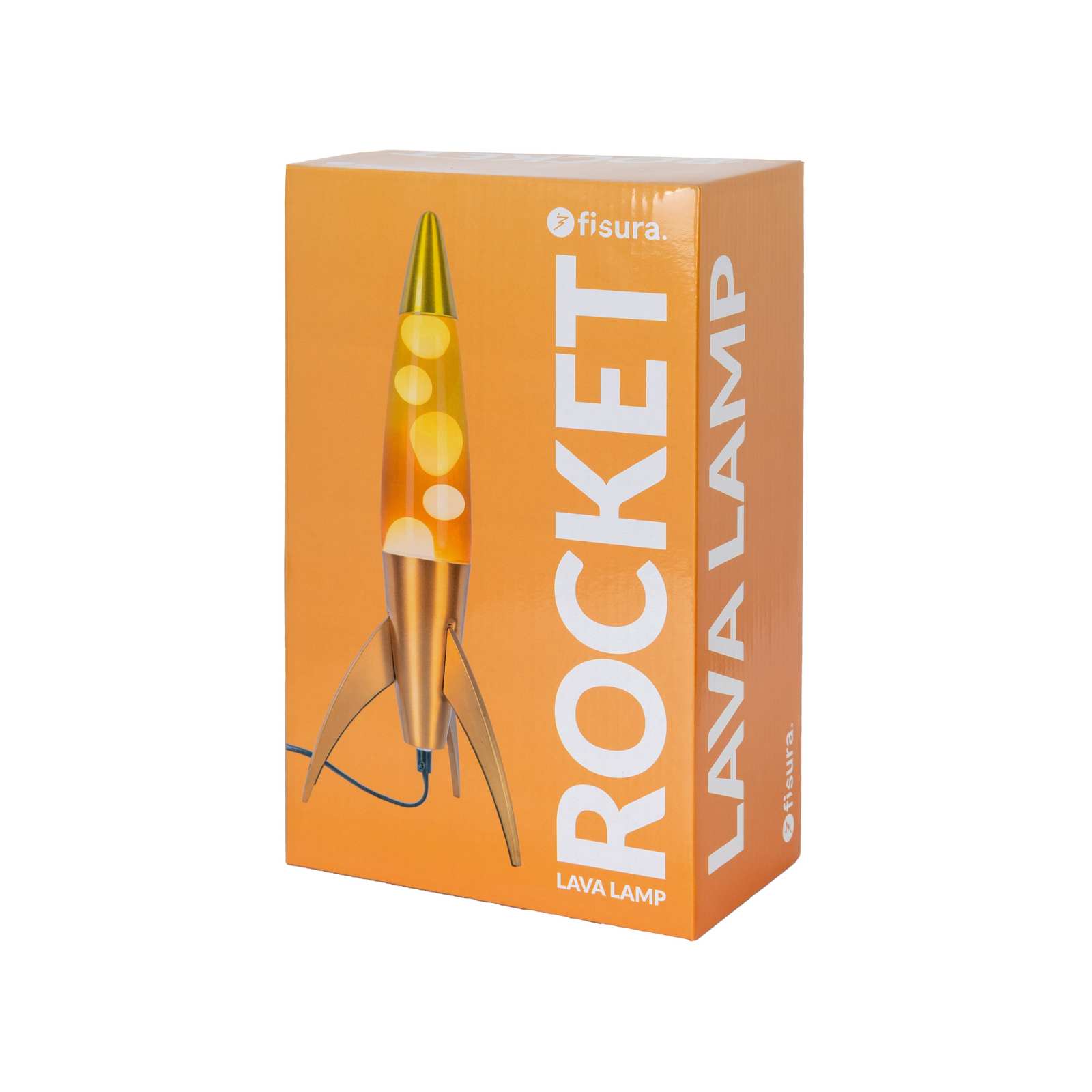 Lava Lamp ROCKET orange gradient 