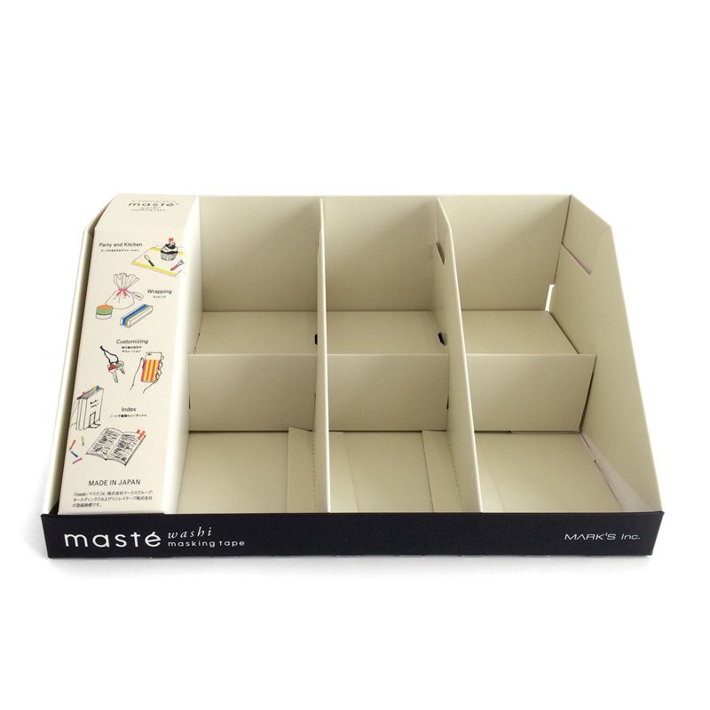Masking tape MASTÉ TRAY DISPLAY 4ER leer, mit Platz für 24 4er-Set