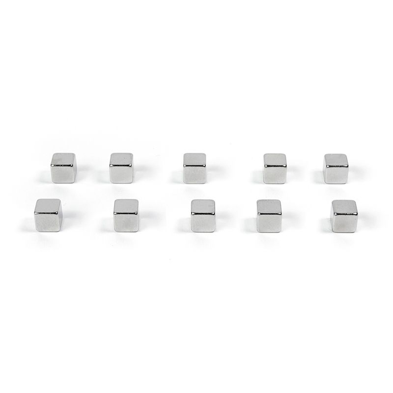 Magnete KUBIQ 10er Set silbern 