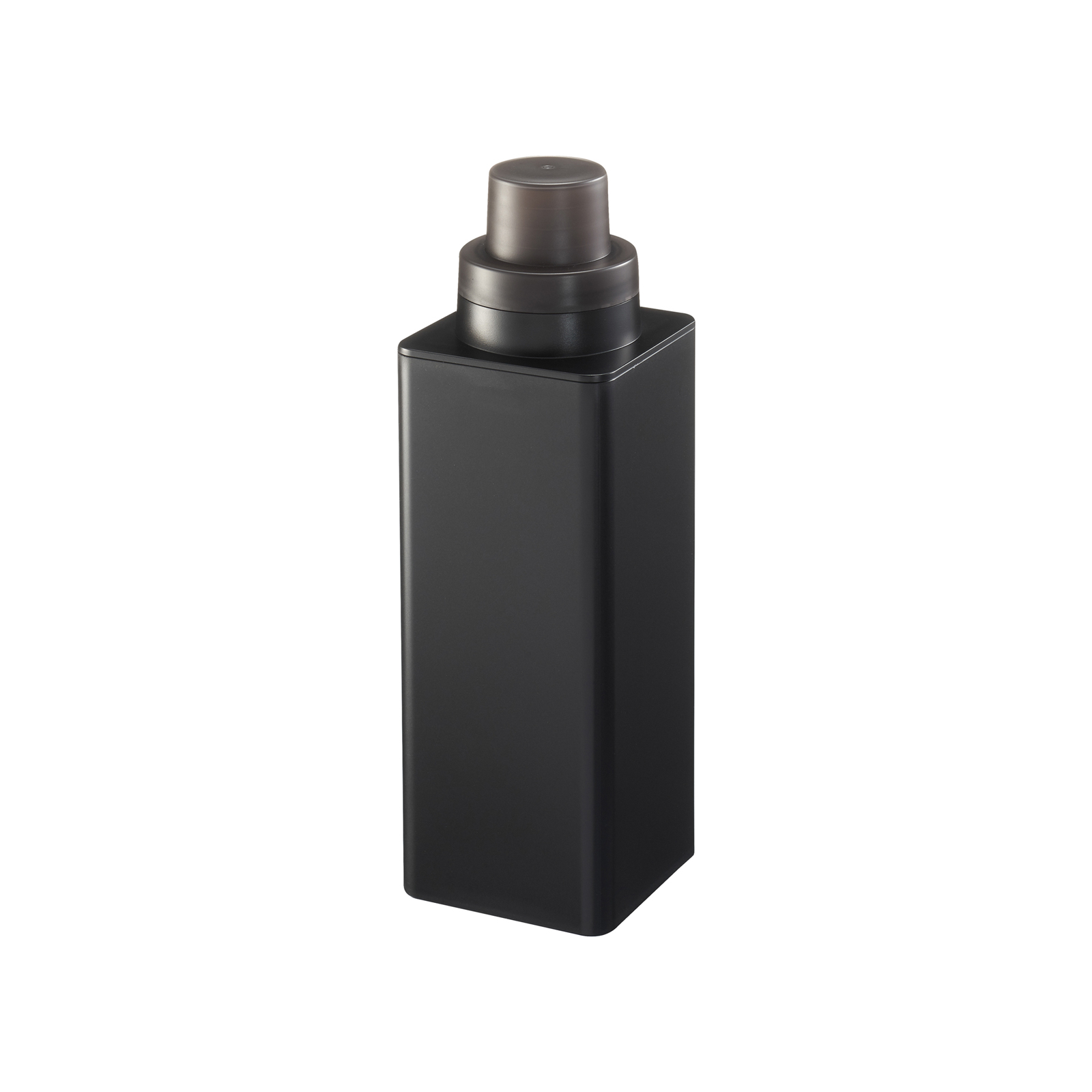Magnetische Flasche TOWER schwarz für Waschmittel und Seife