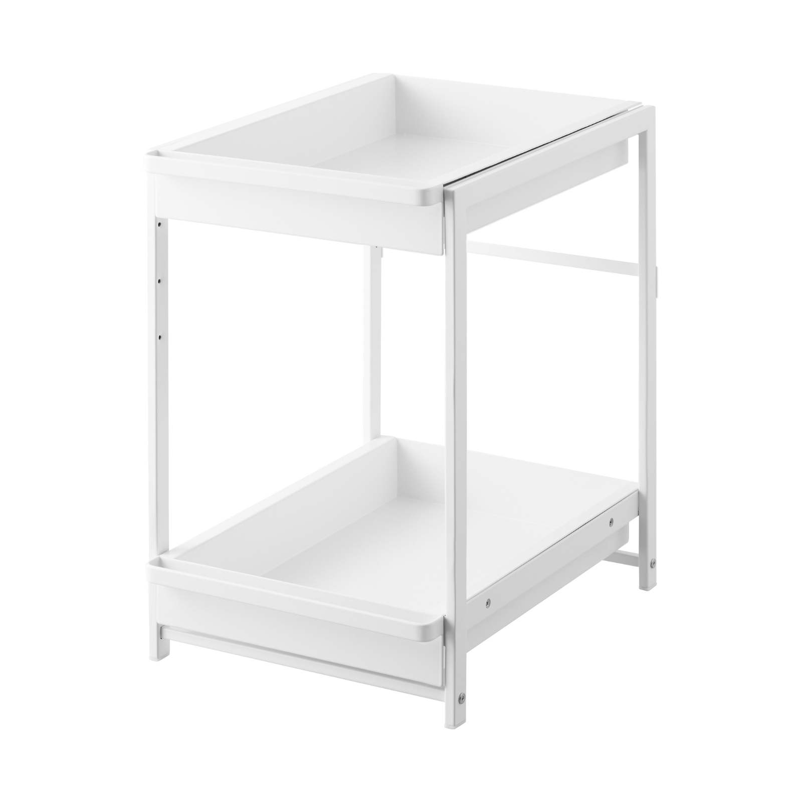 2-stöckiges Spülschrank-Regal TOWER weiss 