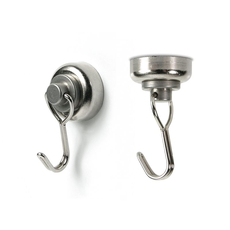 Magnethaken TWISTER 2er Set Stahl 