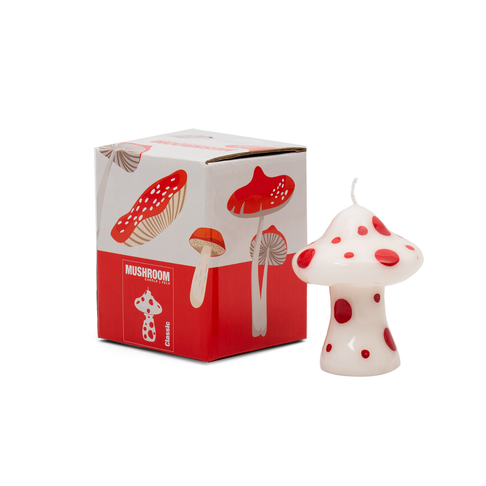 MUSHROOM CANDLE SMALL AMANITA 