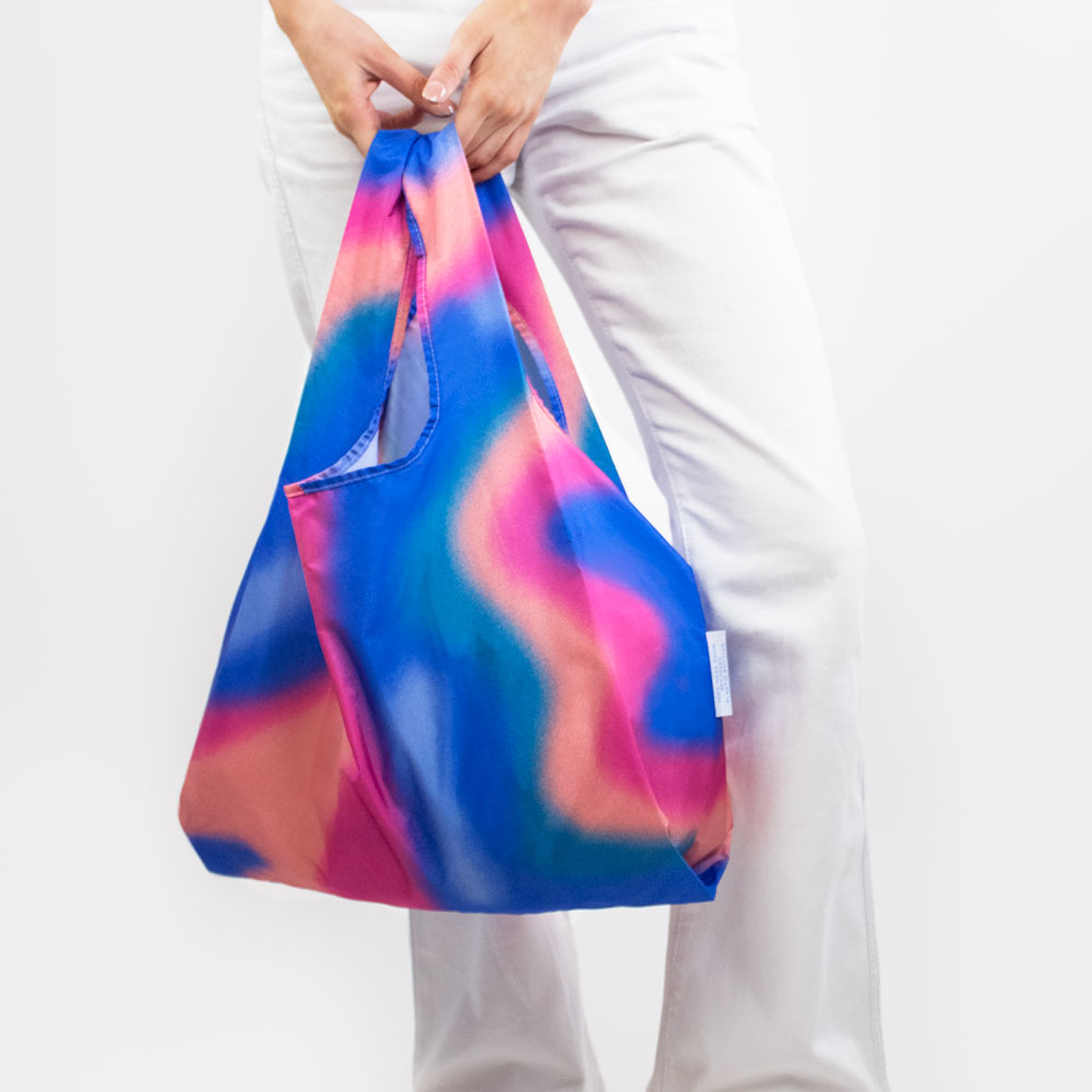 Medium Bag Aurora blue & pink 