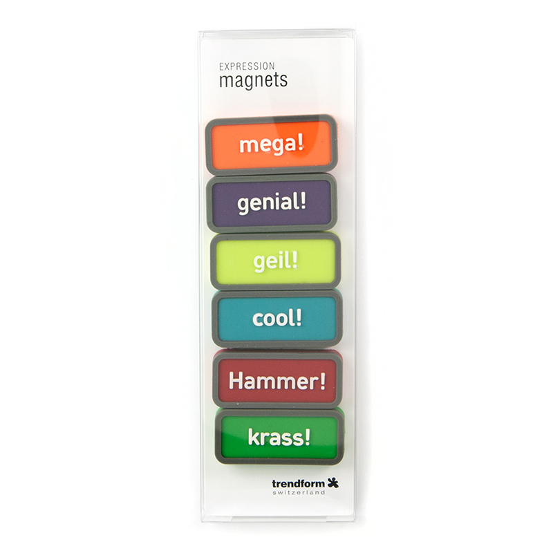 Expression-Magnete MOTIVATION deutsch 6er Set 