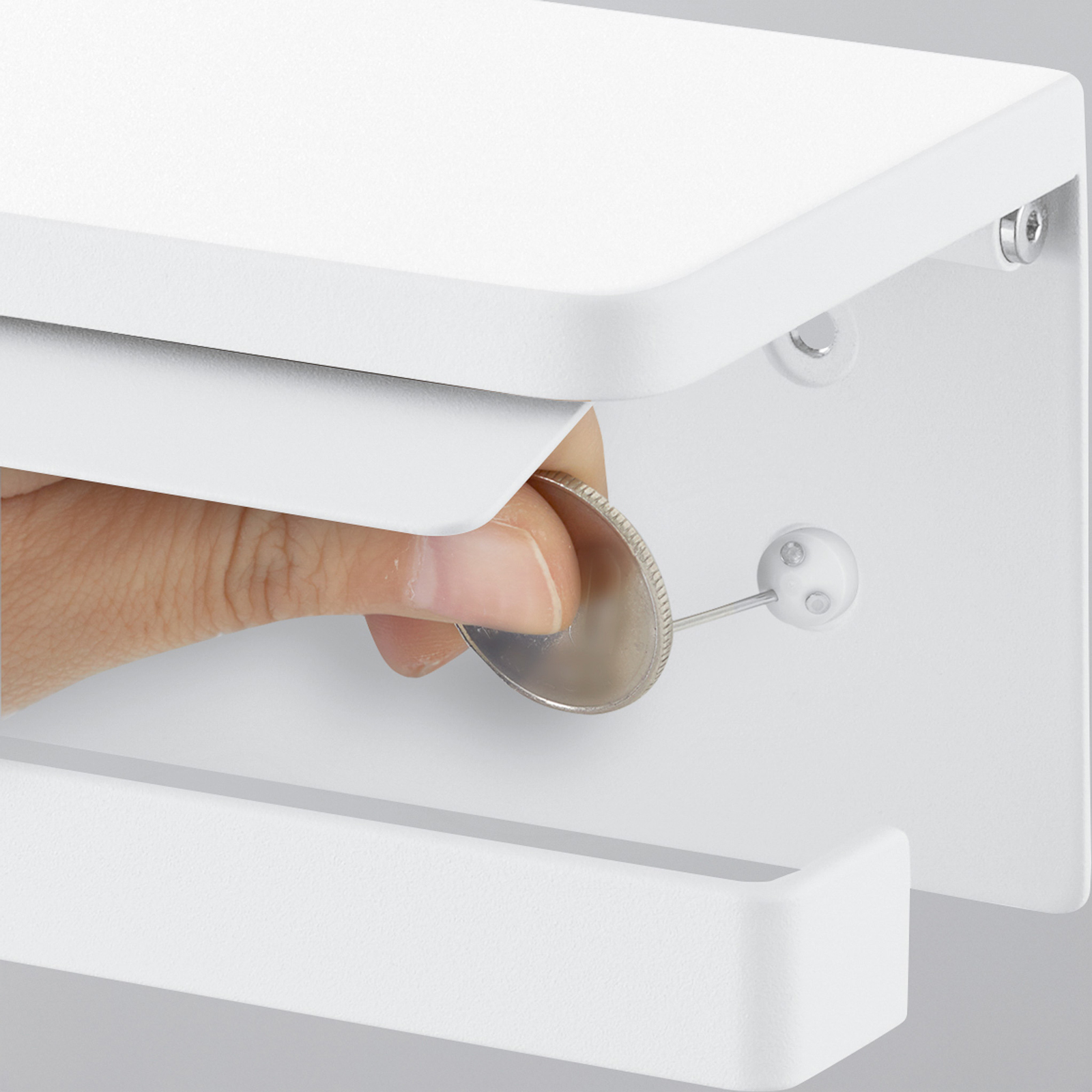 Wand-Toilettenpapierhalter TOWER weiss 