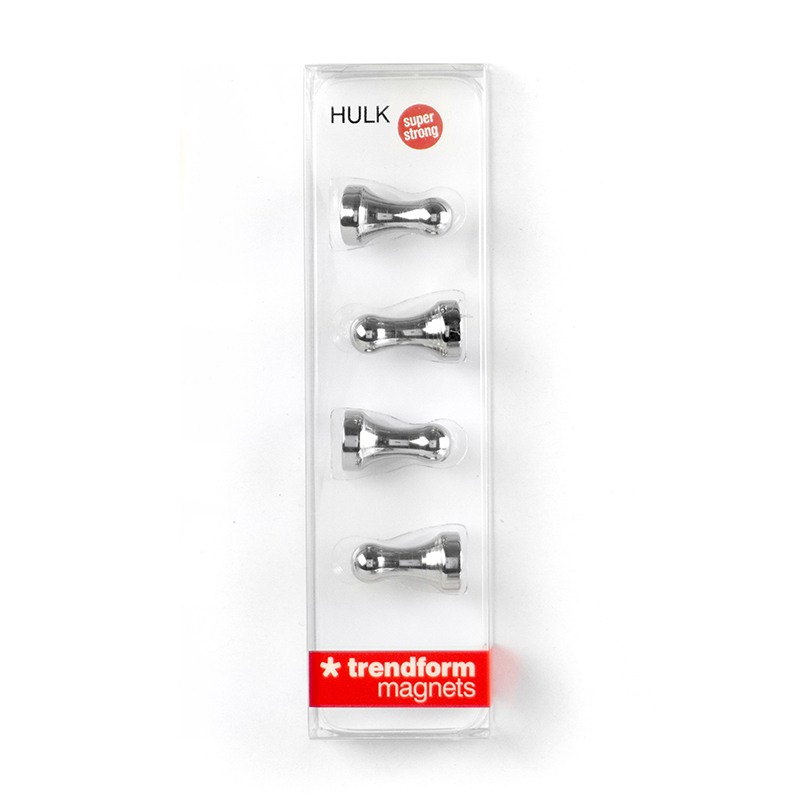 Magic Magnets HULK 4er Set silber 