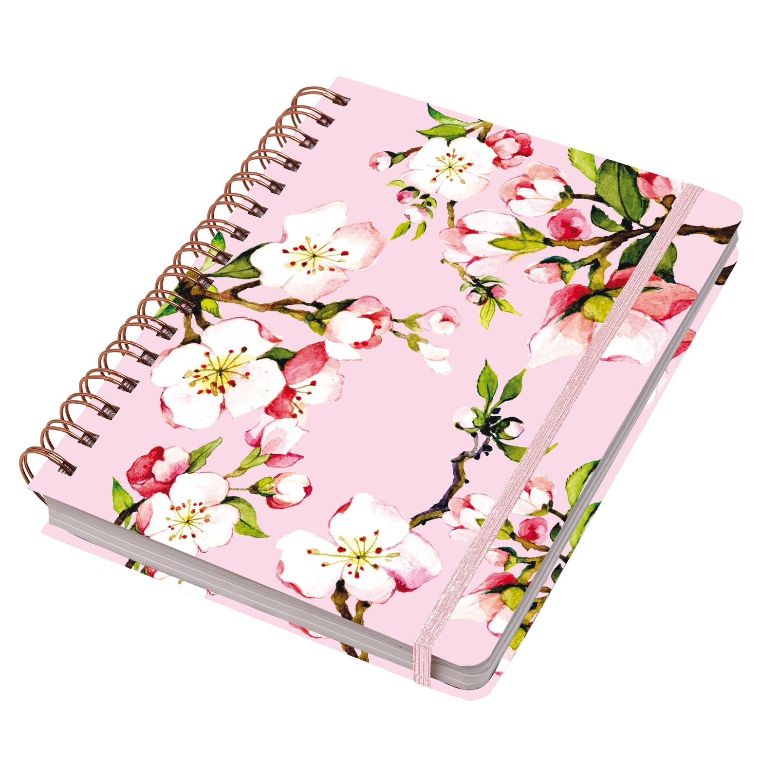 Ringbuch Hardcover KIRSCHBLÜTE rosa 