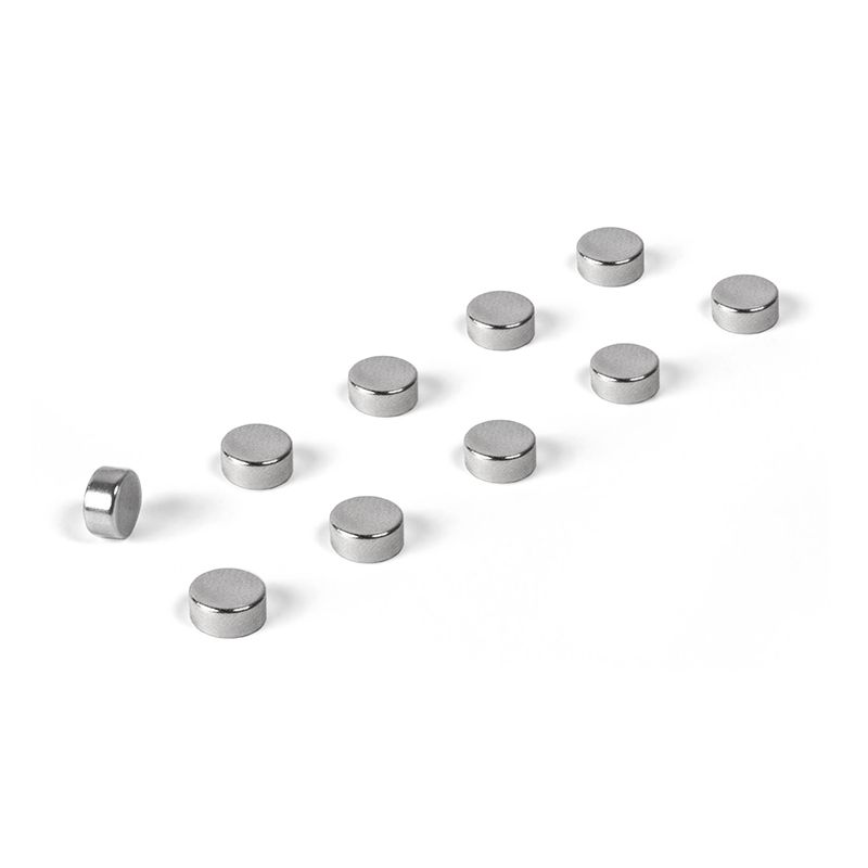 Magnete STEELY 10er Set silbern 