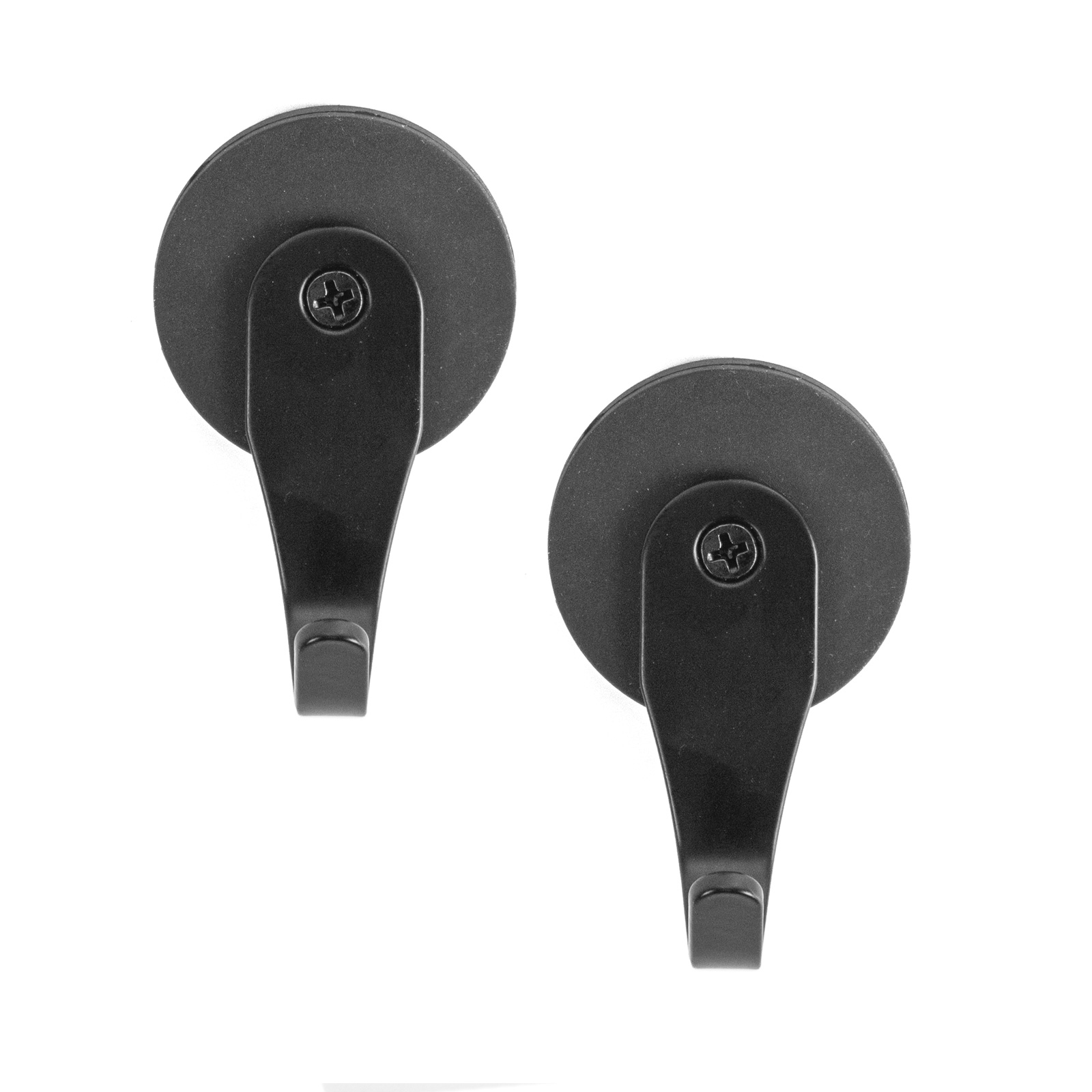 Magnethaken RUBBER SUPERMAGNET  2er Set schwarz
