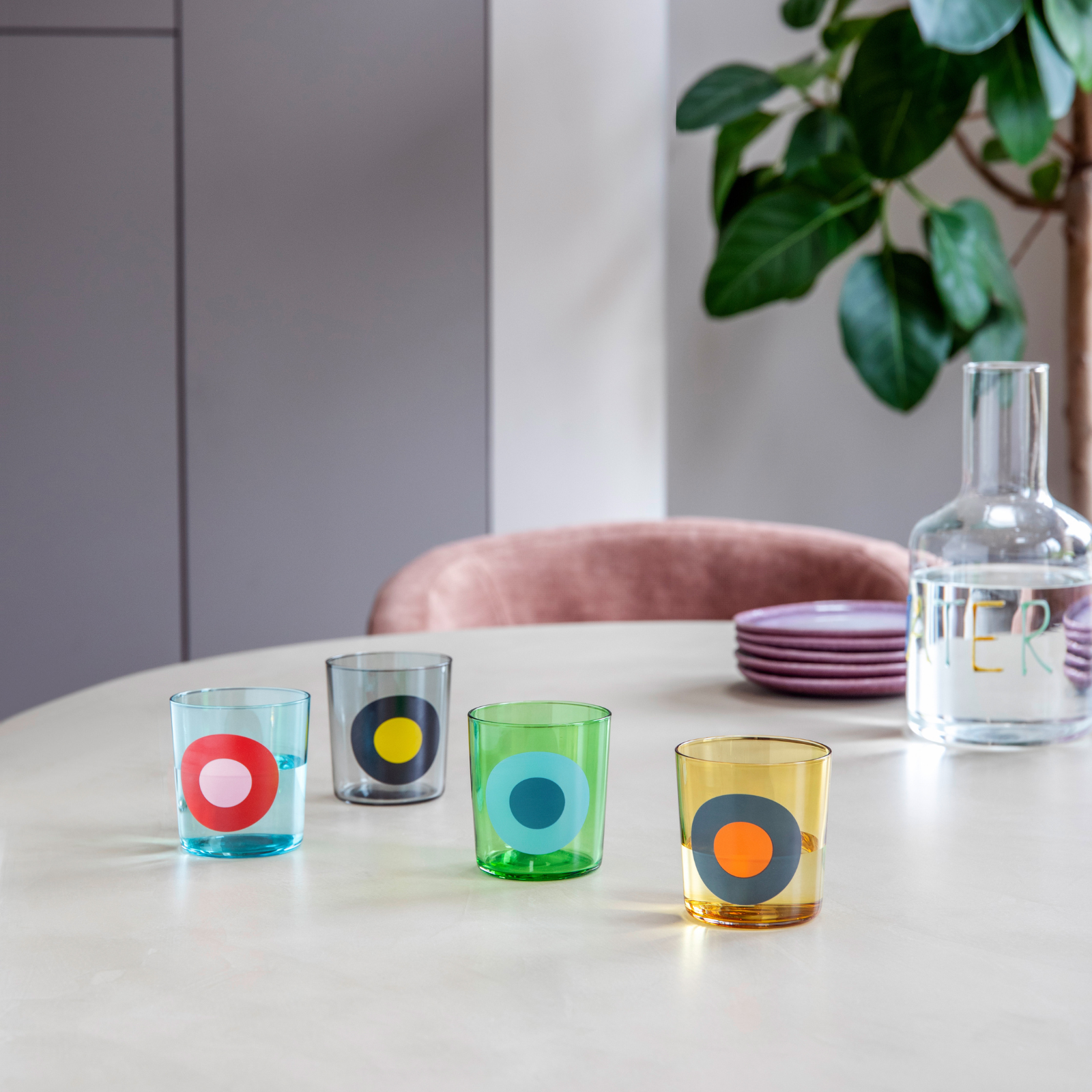 Gläser Dots, 4er-Set Nr.1 