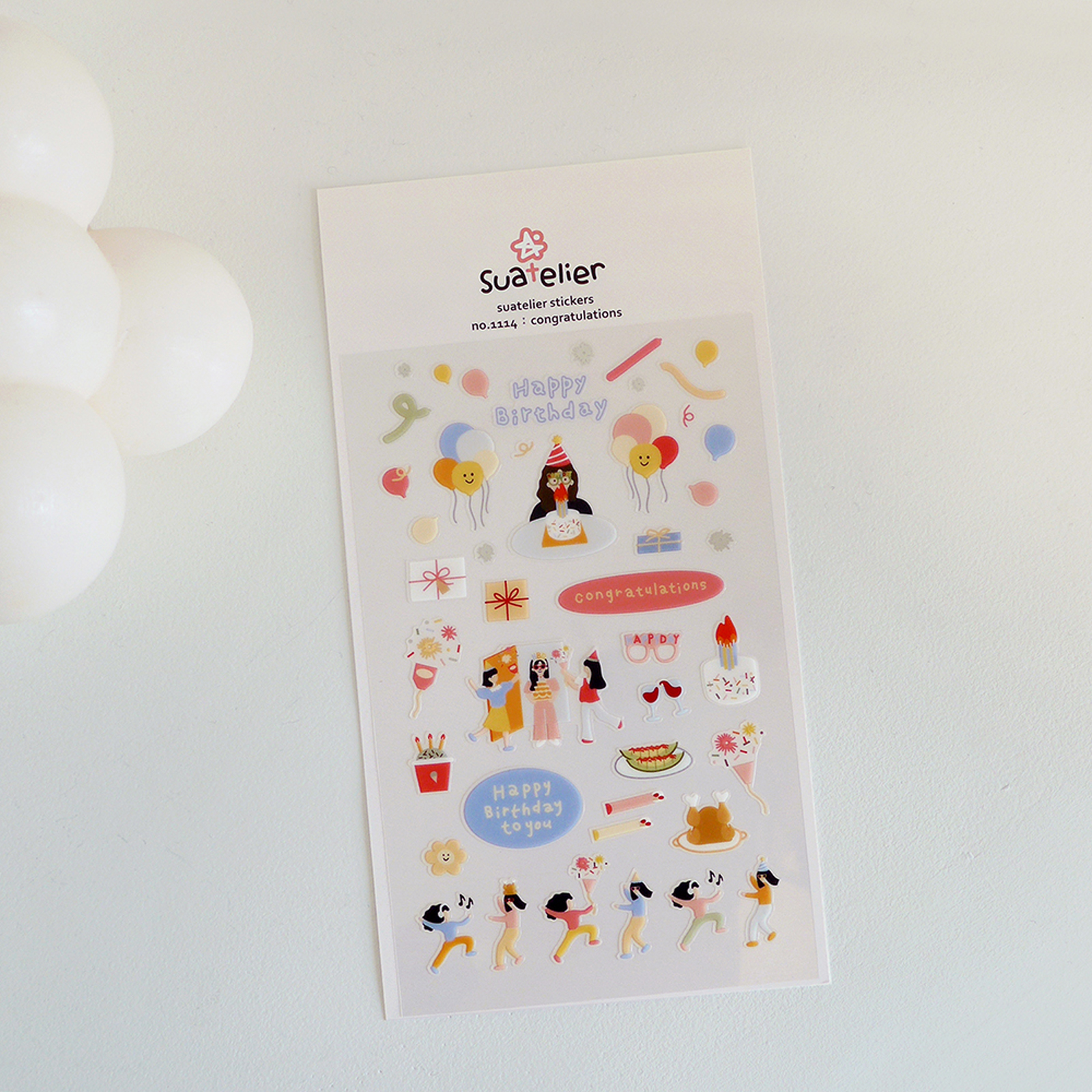 Daily Deco Sticker CONGRATULATIONS 