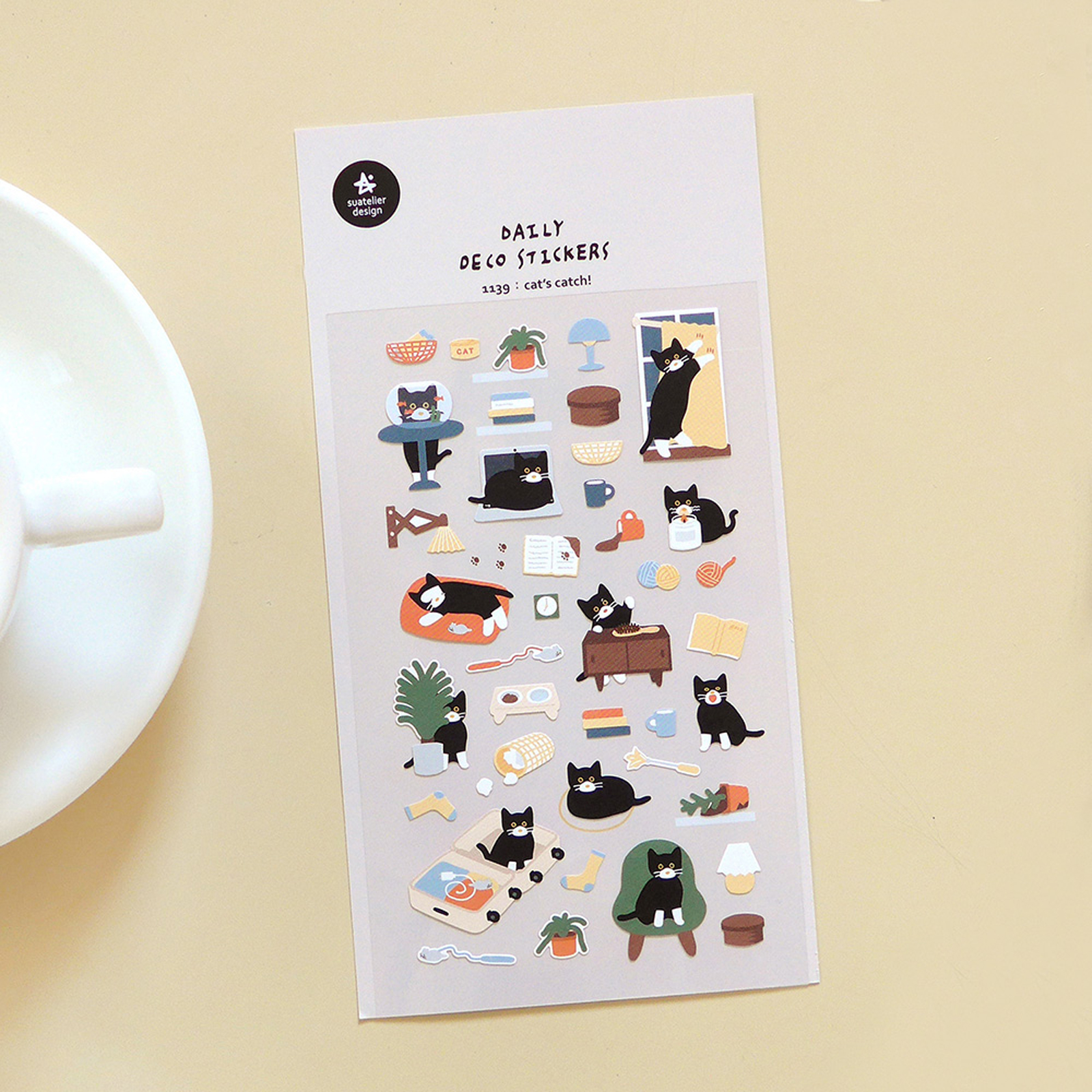 Daily Deco Sticker CAT S CHATCH! 