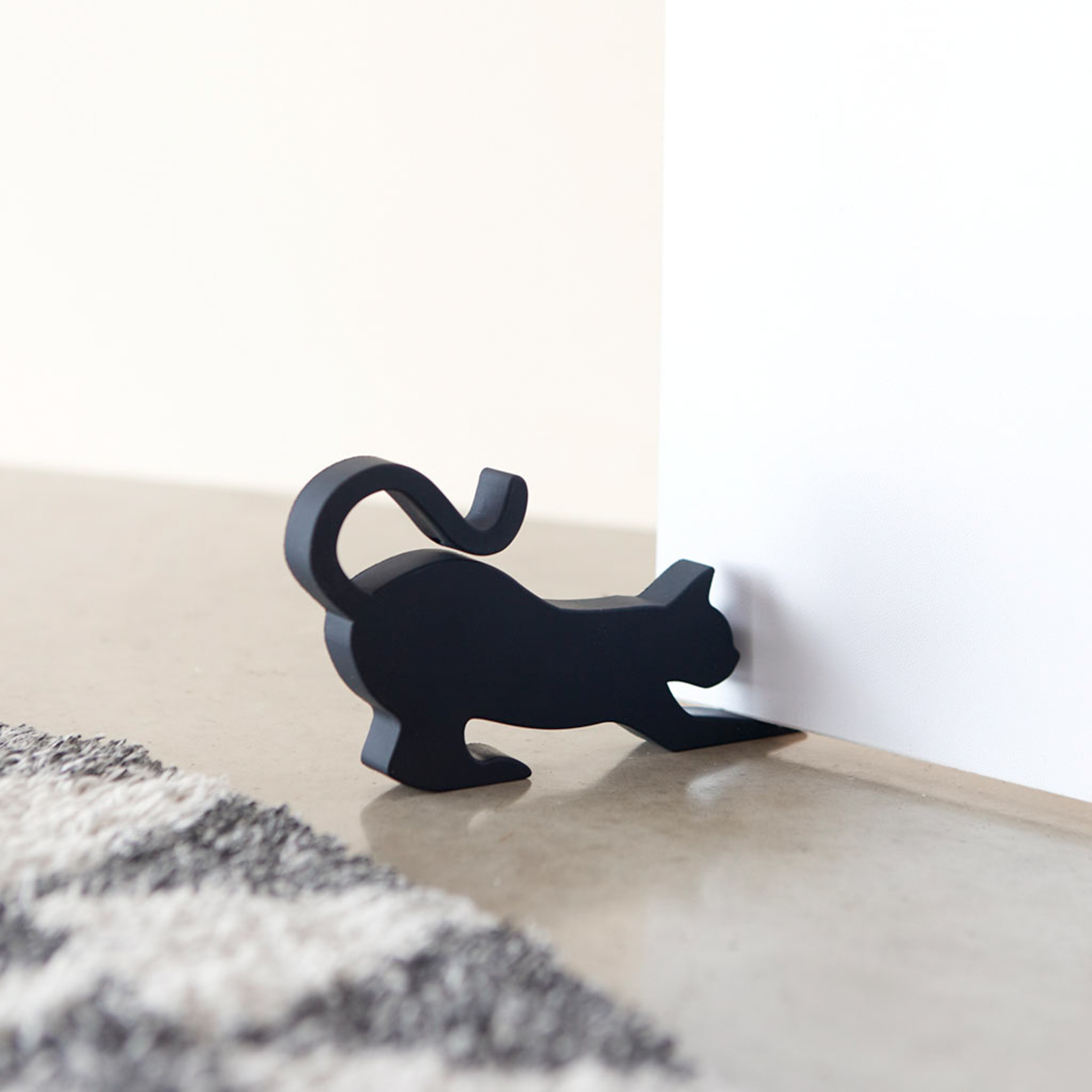 Türstopper FELINE schwarz 