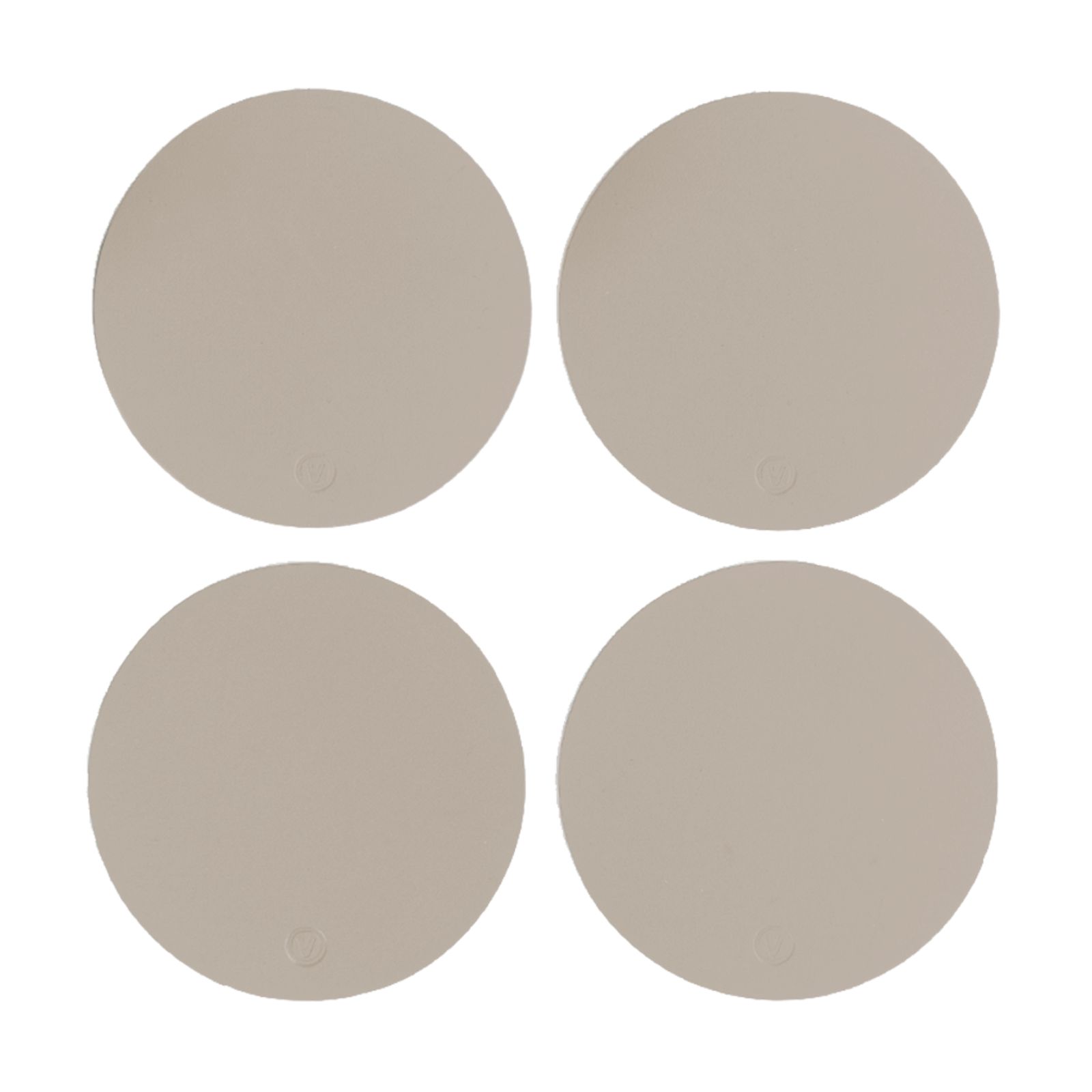 Ruca Round Coasters (x4) Ash 