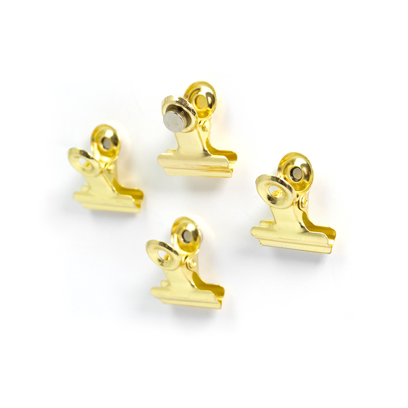 Magnetclip MINI-GRAFFA 4er Set messing 