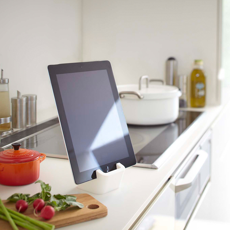 Tablet-Halter SQUARE weiss 