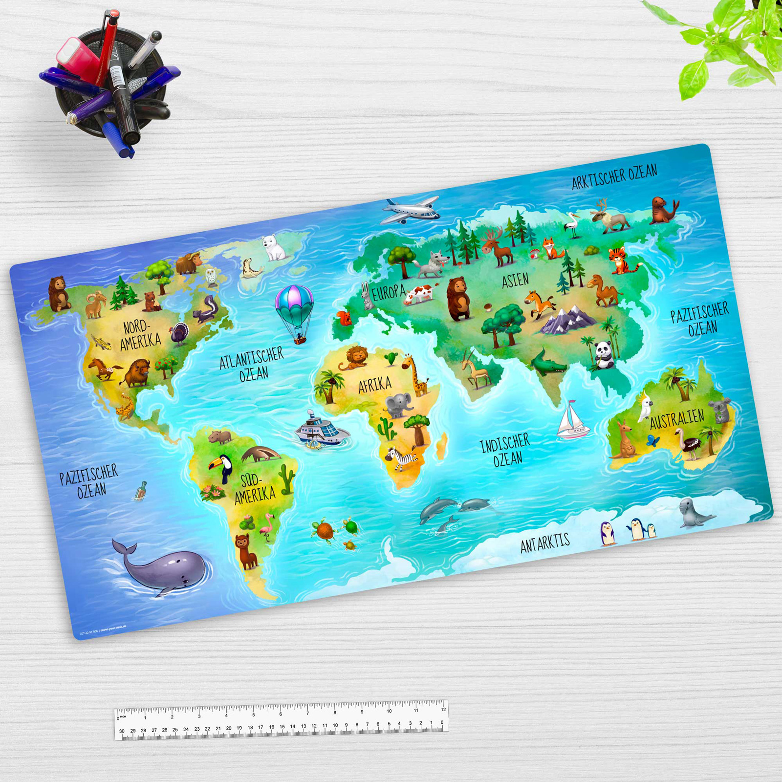 Schreibunterlage WORLD MAP 2 